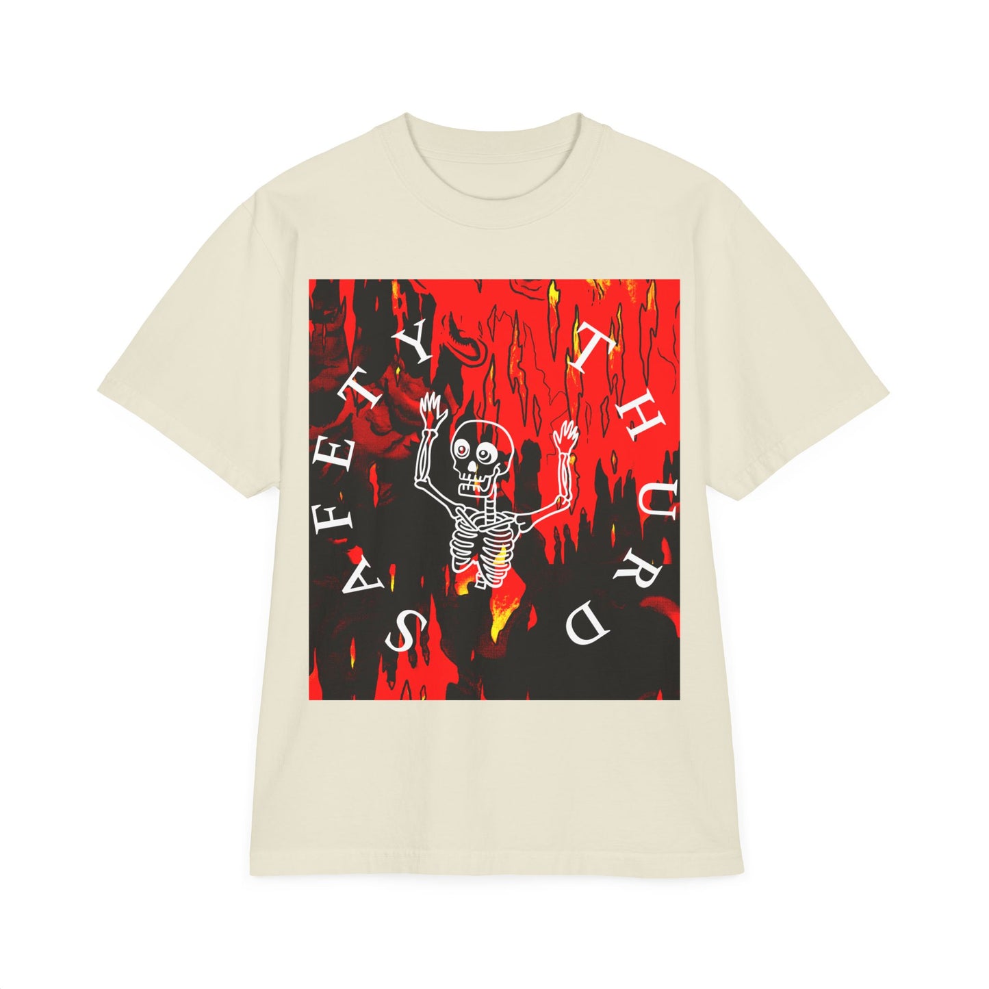 Safety Thurd's "Safety Third" Shirt | Men's Fire Safety T-Shirt | 100% Premium Cotton