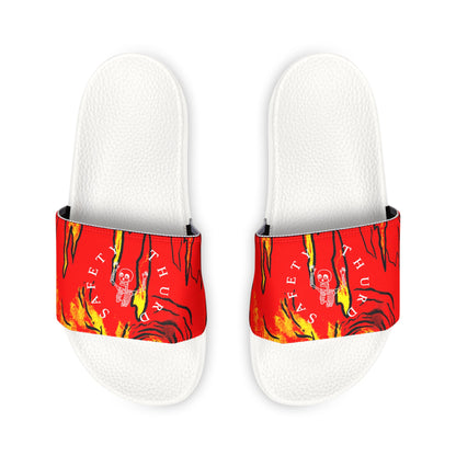 Safety Thurd's "Safety Third" Slip Ons | Men's Fire Safety Slides