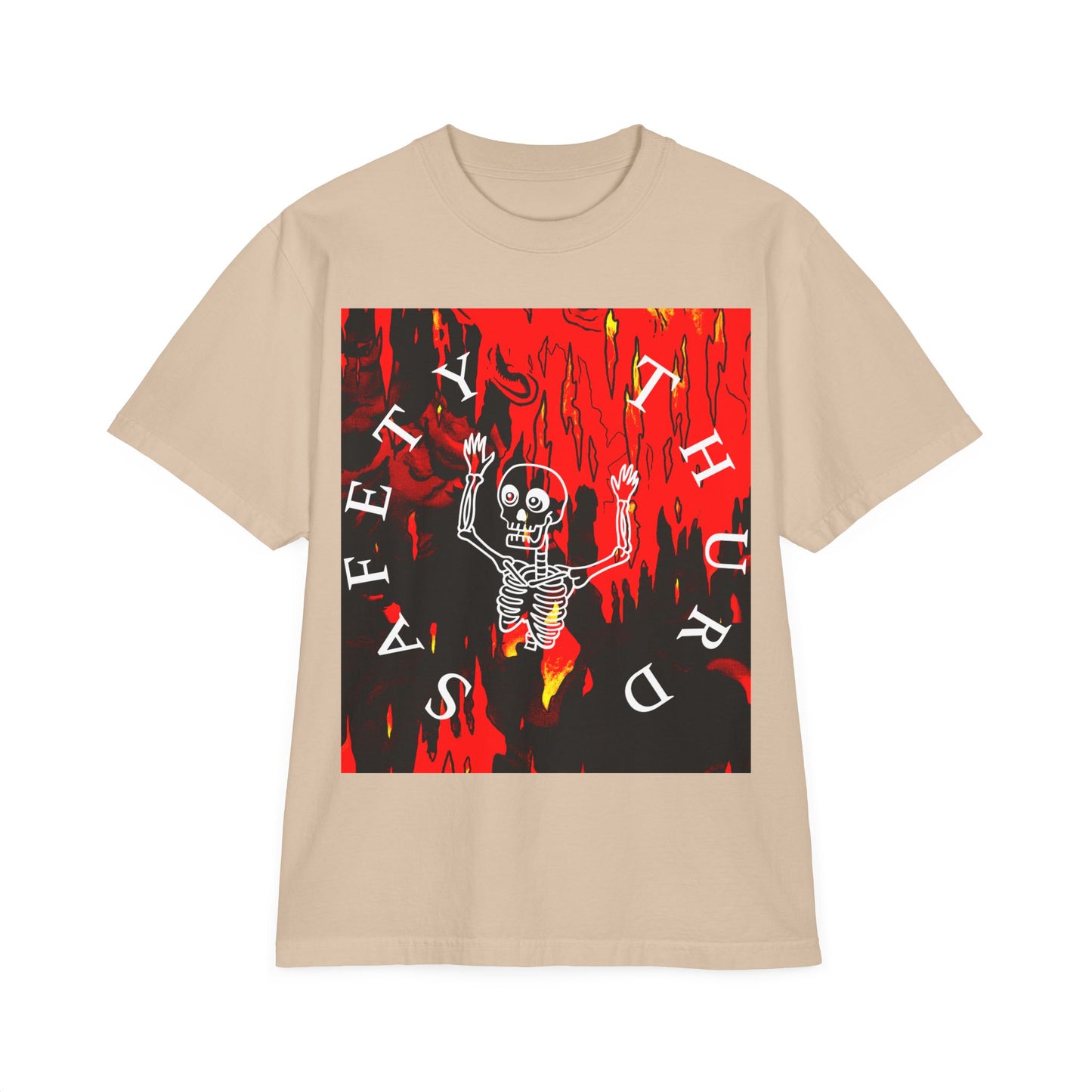 Safety Thurd's "Safety Third" Shirt | Men's Fire Safety T-Shirt | 100% Premium Cotton